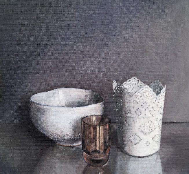 Bowl, Votive and Glass - Alexandra Owen